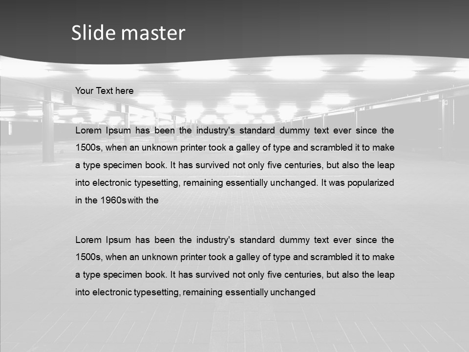 Rental Spacious Empty PowerPoint Template