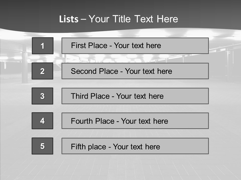 Rental Spacious Empty PowerPoint Template