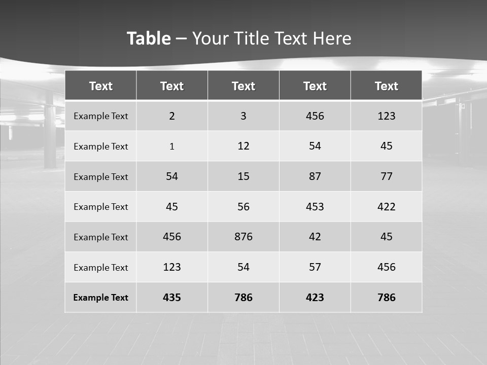 Rental Spacious Empty PowerPoint Template