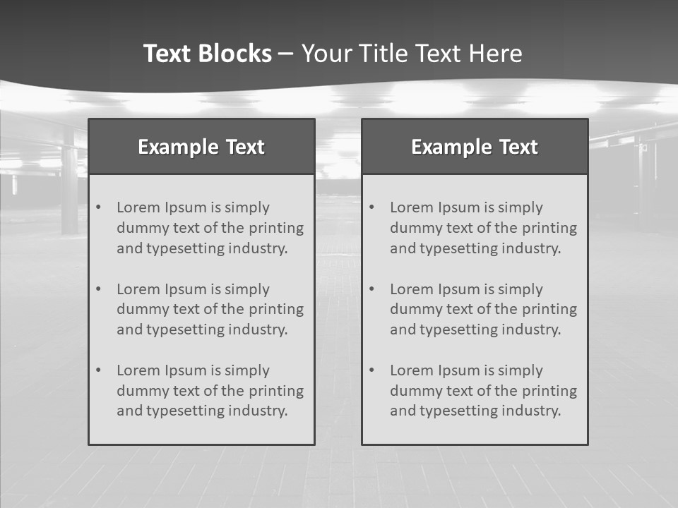 Rental Spacious Empty PowerPoint Template