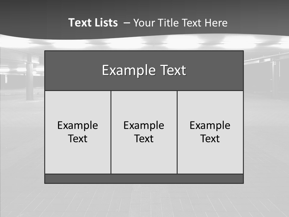 Rental Spacious Empty PowerPoint Template