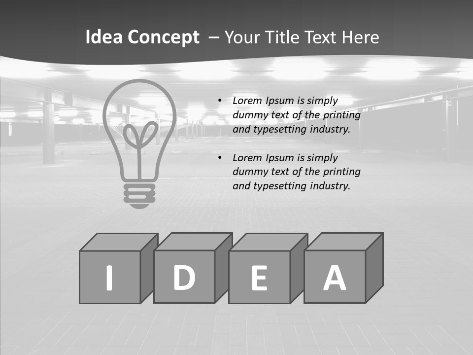 Rental Spacious Empty PowerPoint Template