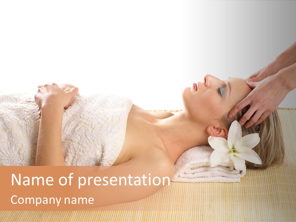 Isolated Pleasure Mat PowerPoint Template