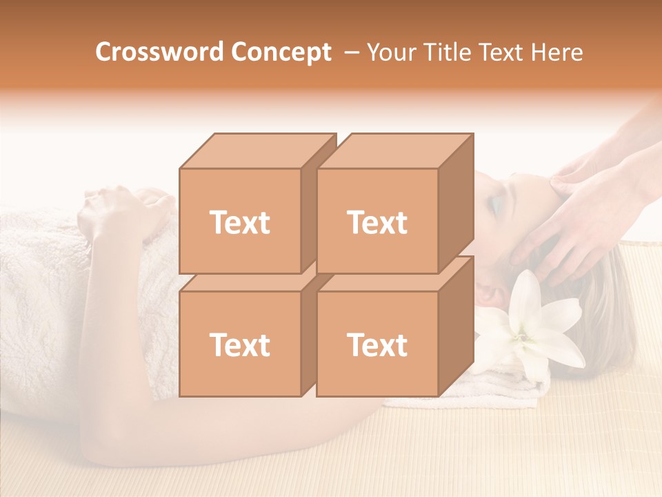 Isolated Pleasure Mat PowerPoint Template