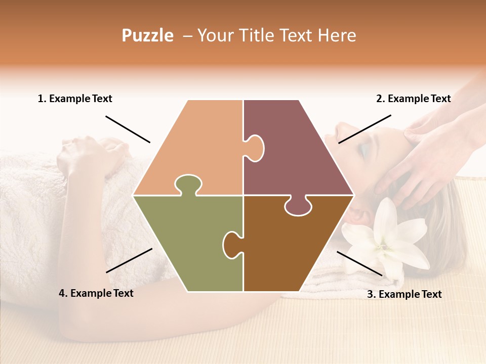 Isolated Pleasure Mat PowerPoint Template