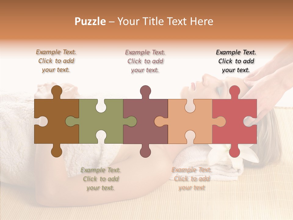 Isolated Pleasure Mat PowerPoint Template