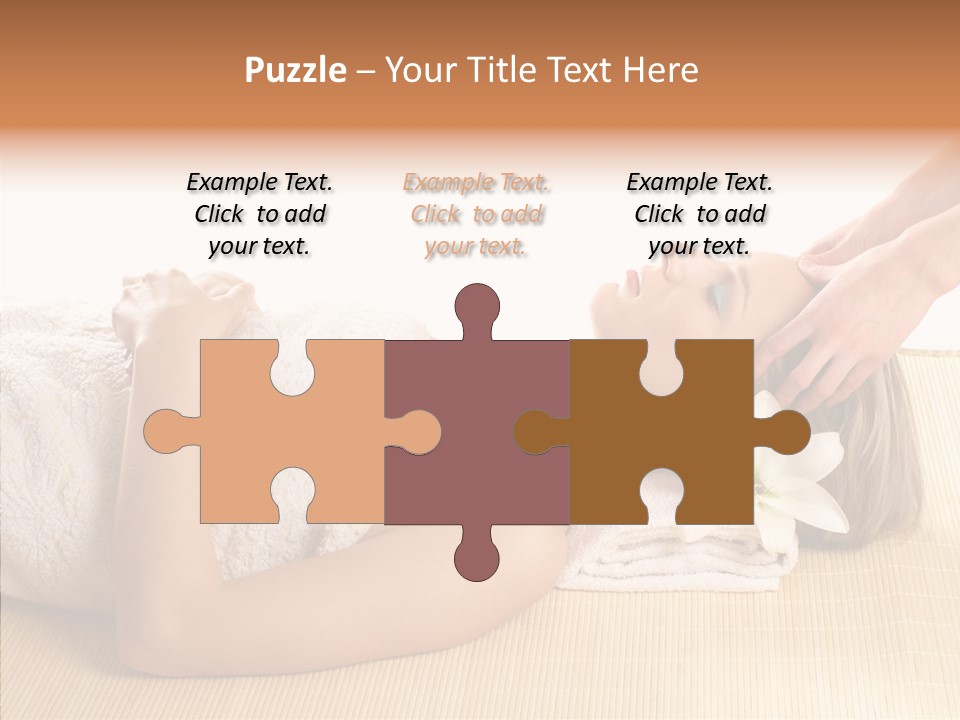 Isolated Pleasure Mat PowerPoint Template