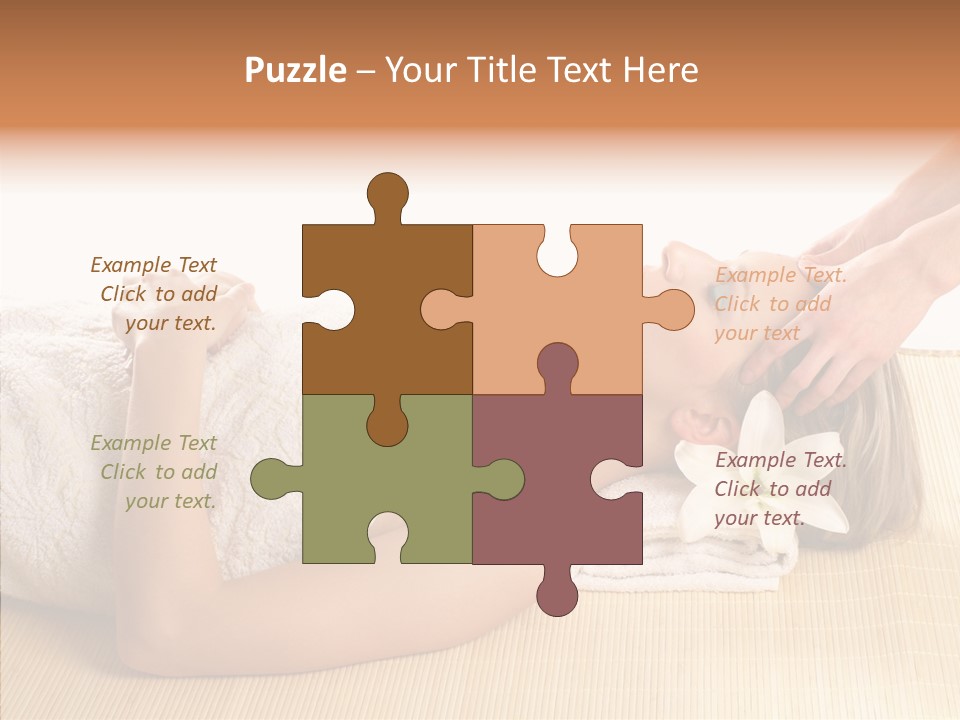 Isolated Pleasure Mat PowerPoint Template