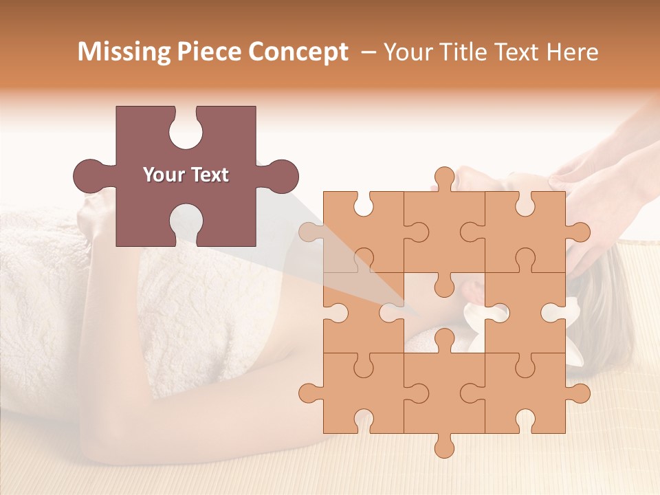 Isolated Pleasure Mat PowerPoint Template