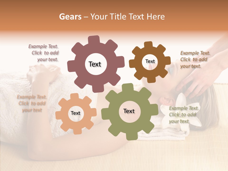 Isolated Pleasure Mat PowerPoint Template