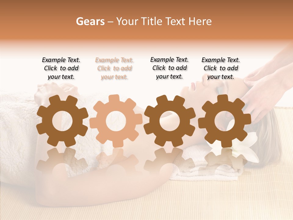 Isolated Pleasure Mat PowerPoint Template