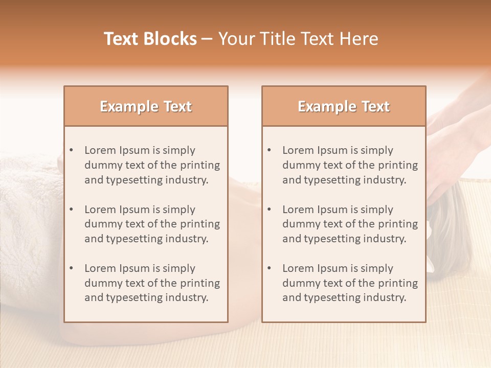 Isolated Pleasure Mat PowerPoint Template