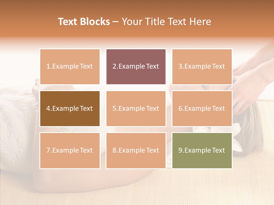 Isolated Pleasure Mat PowerPoint Template