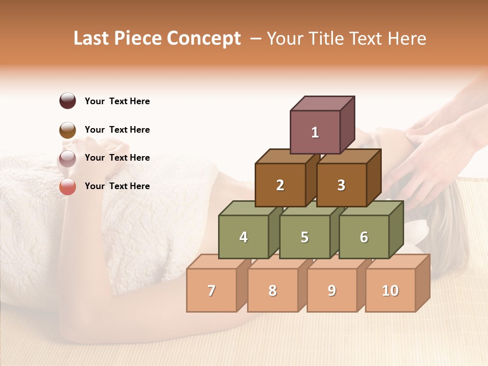 Isolated Pleasure Mat PowerPoint Template