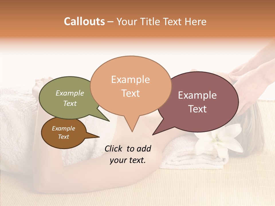 Isolated Pleasure Mat PowerPoint Template