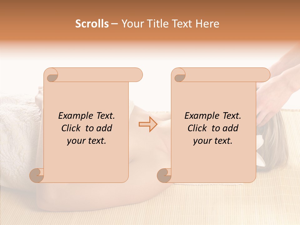 Isolated Pleasure Mat PowerPoint Template