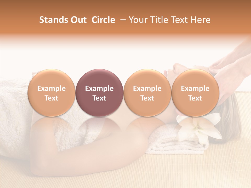 Isolated Pleasure Mat PowerPoint Template