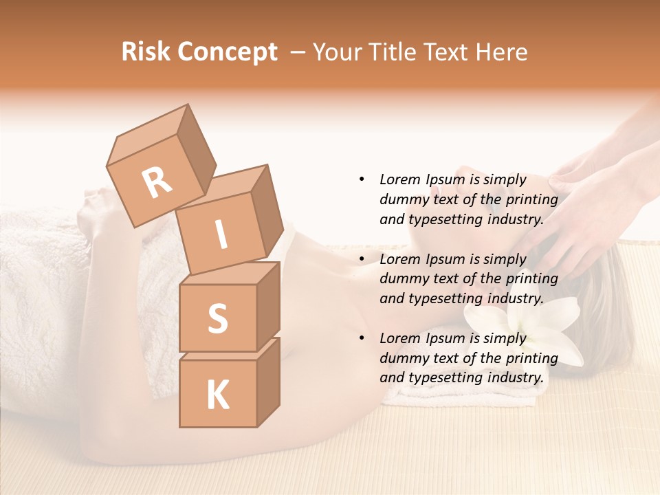 Isolated Pleasure Mat PowerPoint Template