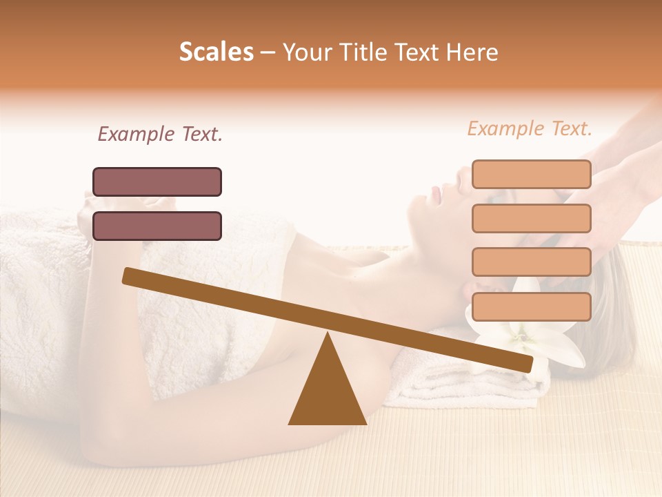 Isolated Pleasure Mat PowerPoint Template
