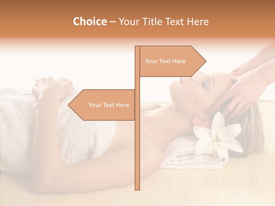 Isolated Pleasure Mat PowerPoint Template