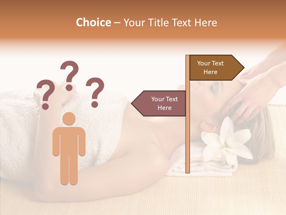 Isolated Pleasure Mat PowerPoint Template