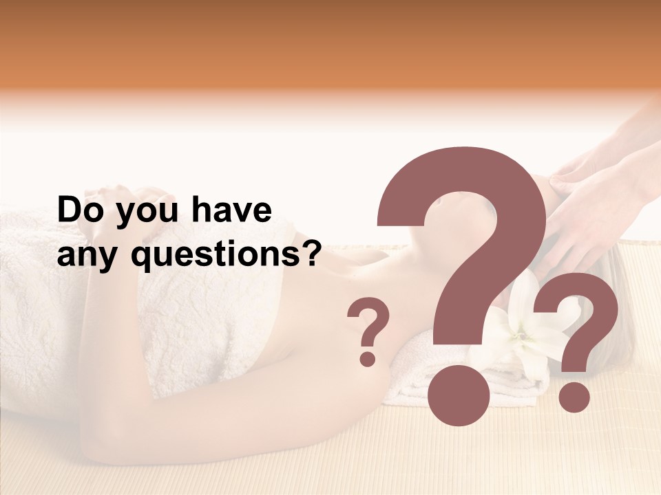 Isolated Pleasure Mat PowerPoint Template