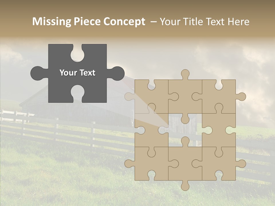 America Field Grass PowerPoint Template