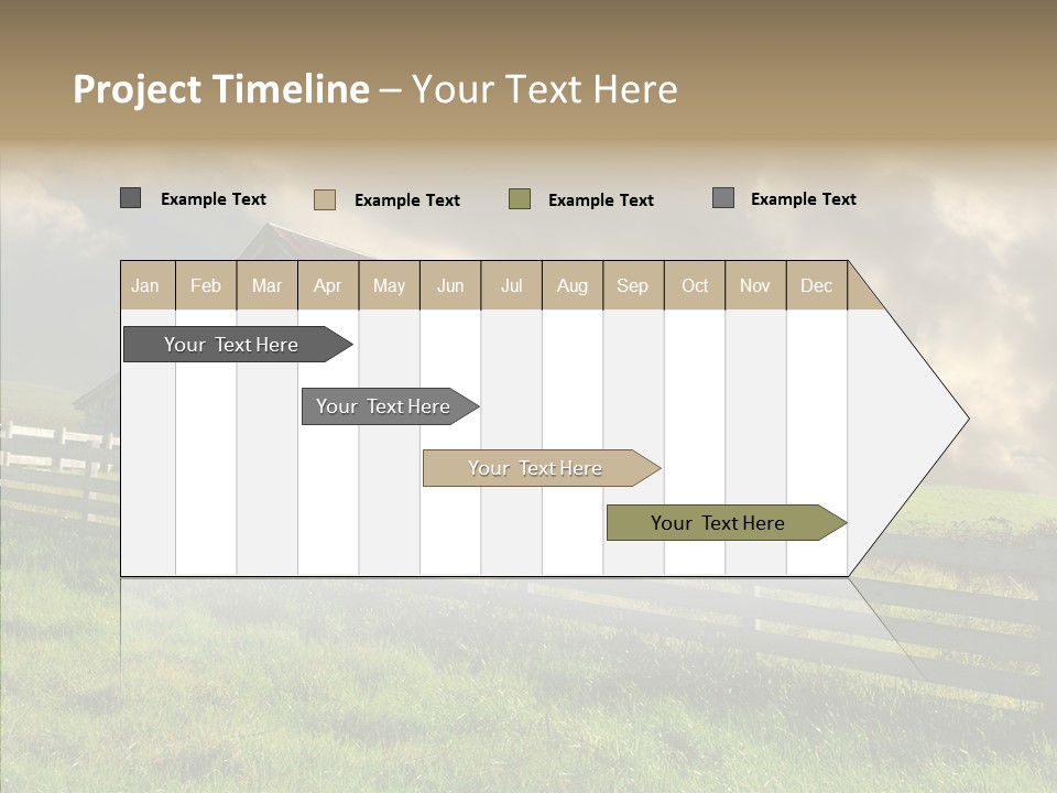 America Field Grass PowerPoint Template