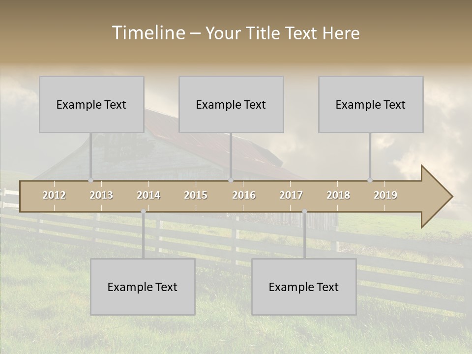 America Field Grass PowerPoint Template
