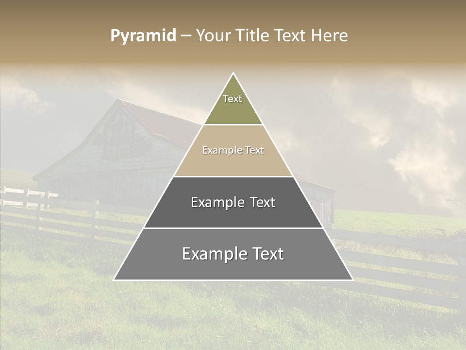 America Field Grass PowerPoint Template