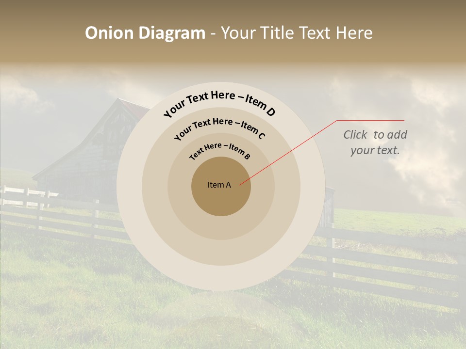 America Field Grass PowerPoint Template