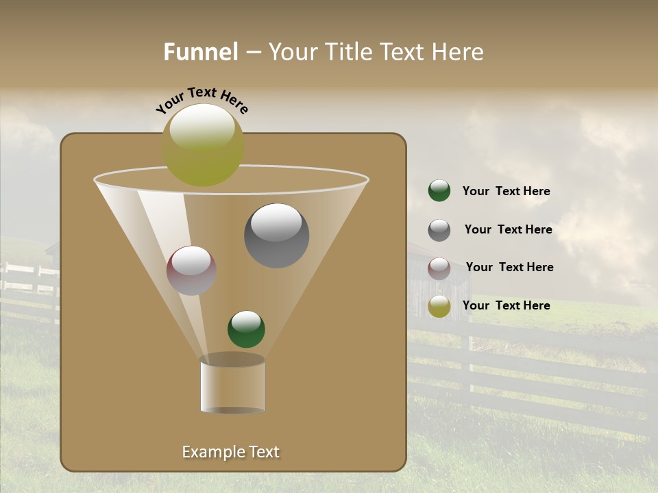 America Field Grass PowerPoint Template