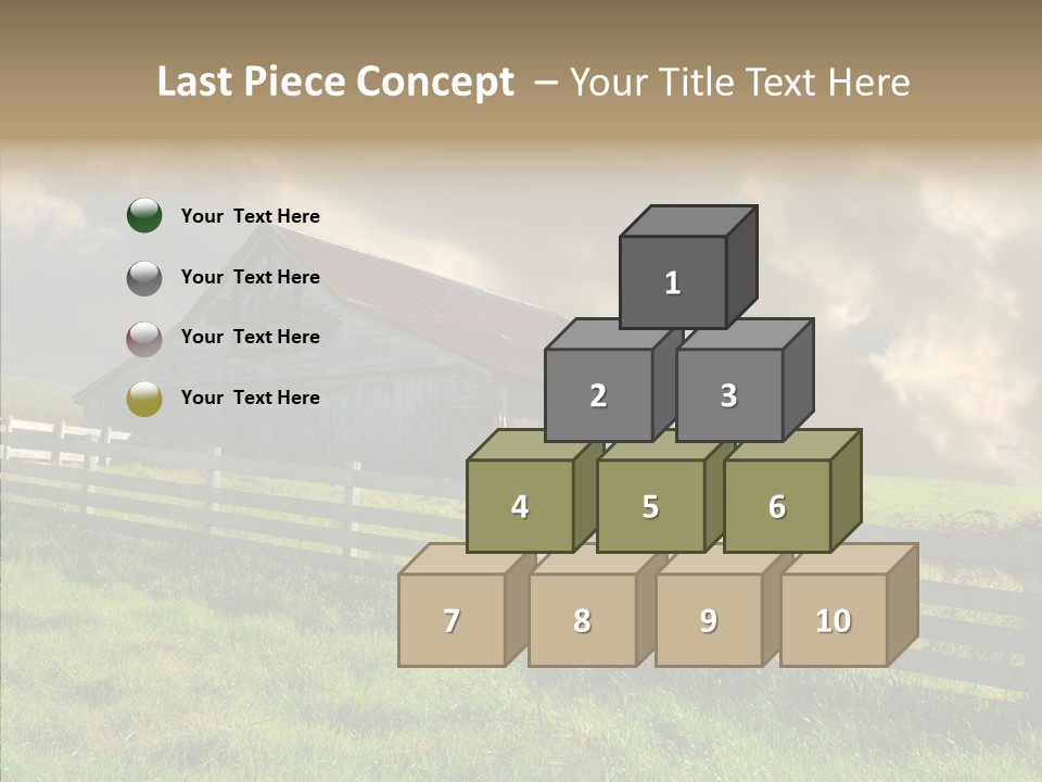 America Field Grass PowerPoint Template