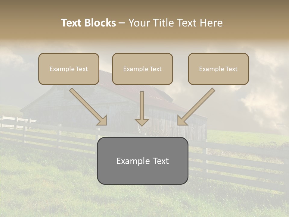 America Field Grass PowerPoint Template