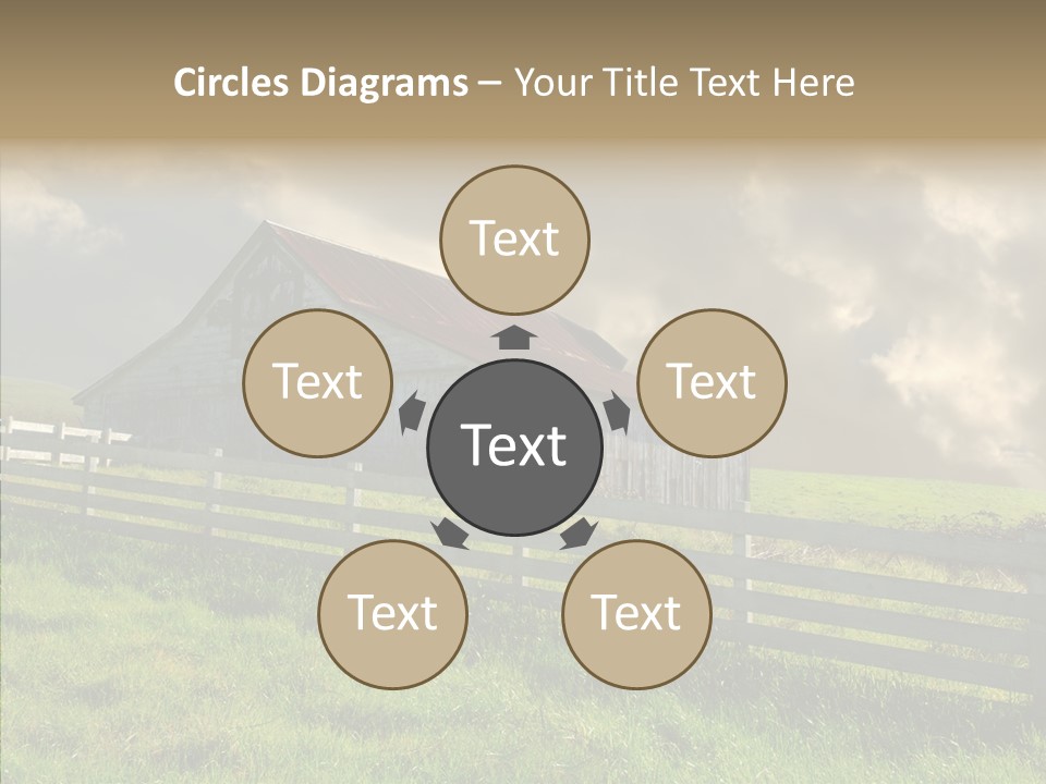 America Field Grass PowerPoint Template