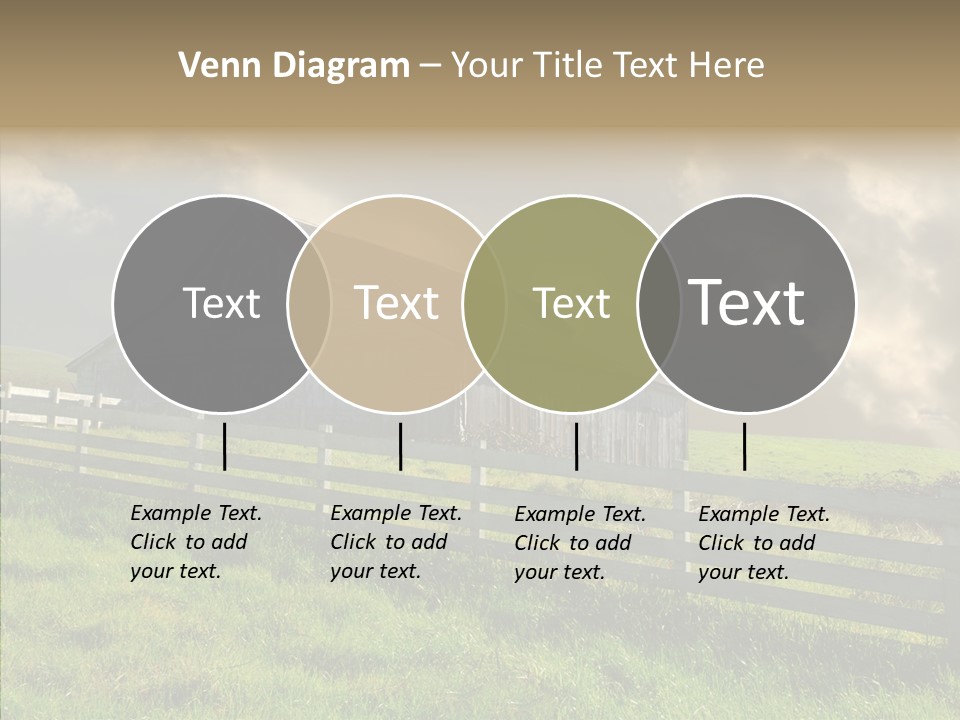 America Field Grass PowerPoint Template