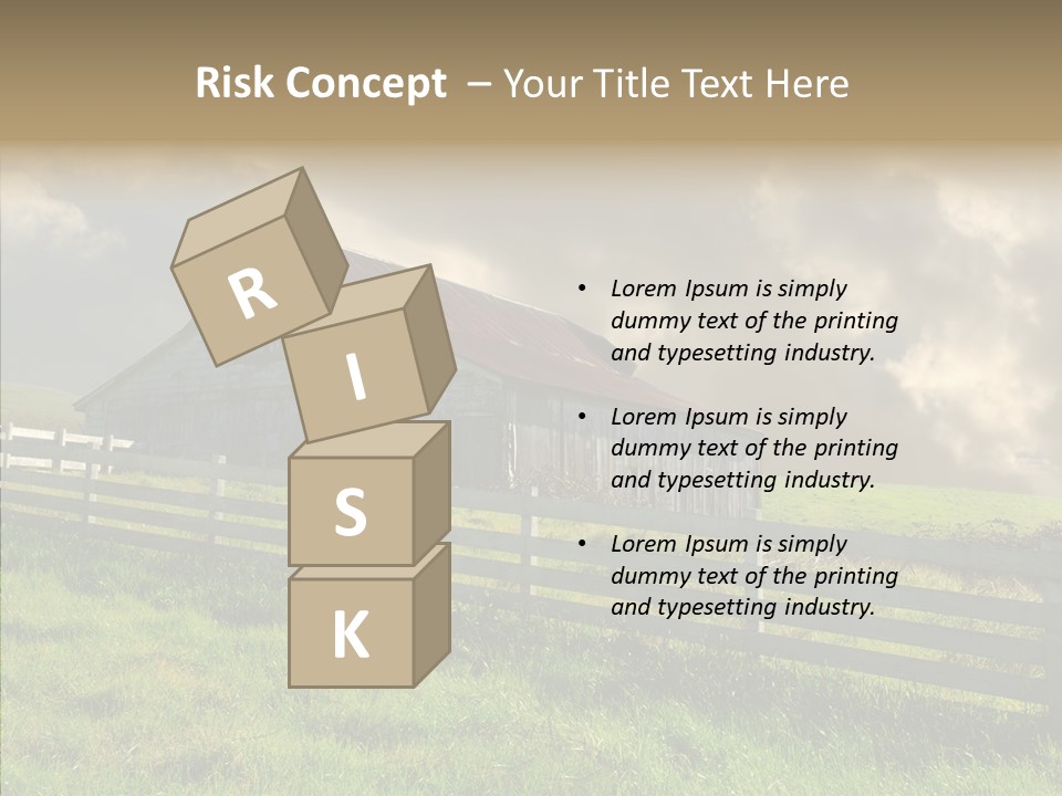 America Field Grass PowerPoint Template