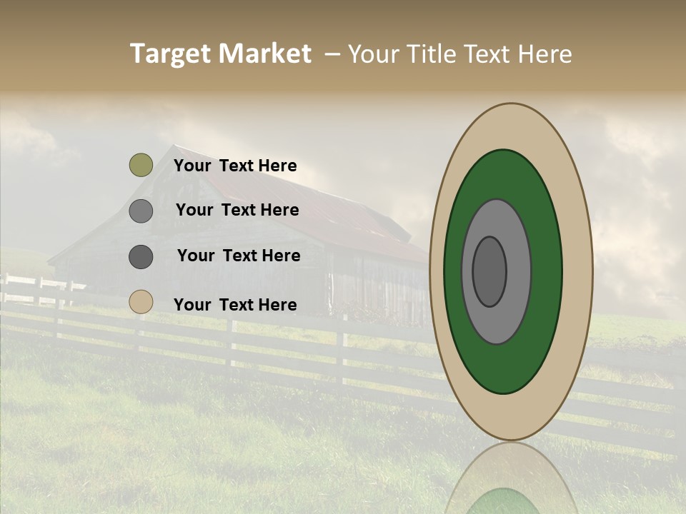 America Field Grass PowerPoint Template