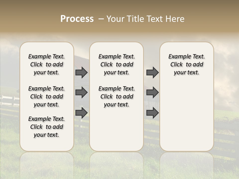 America Field Grass PowerPoint Template