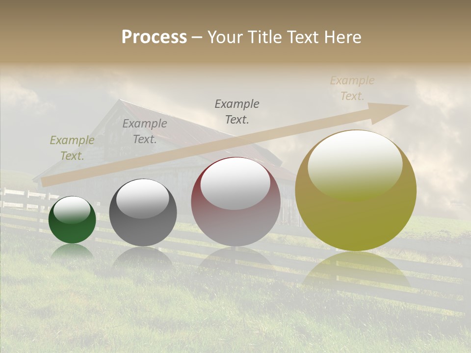 America Field Grass PowerPoint Template