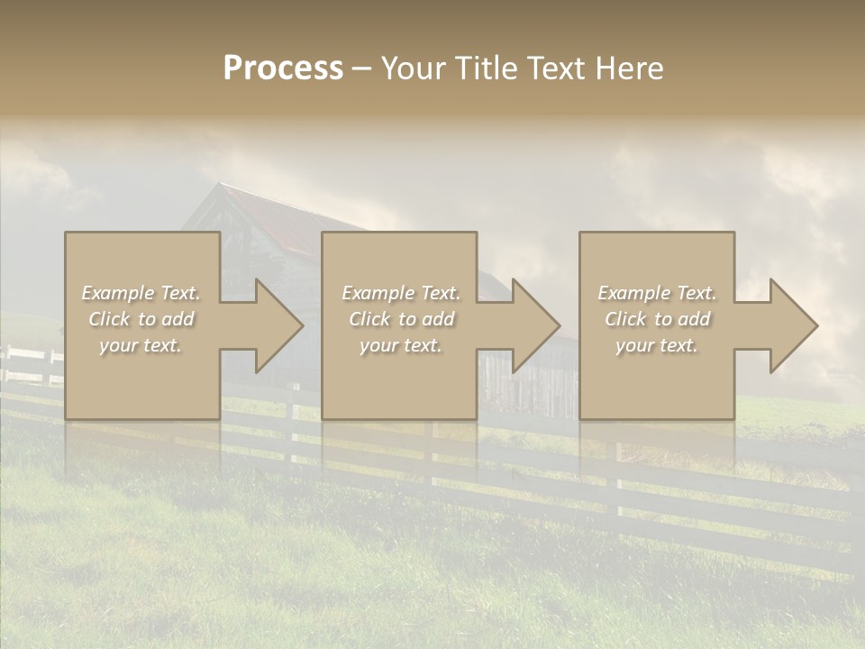 America Field Grass PowerPoint Template