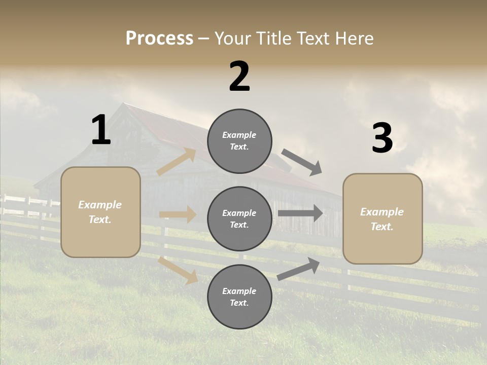 America Field Grass PowerPoint Template