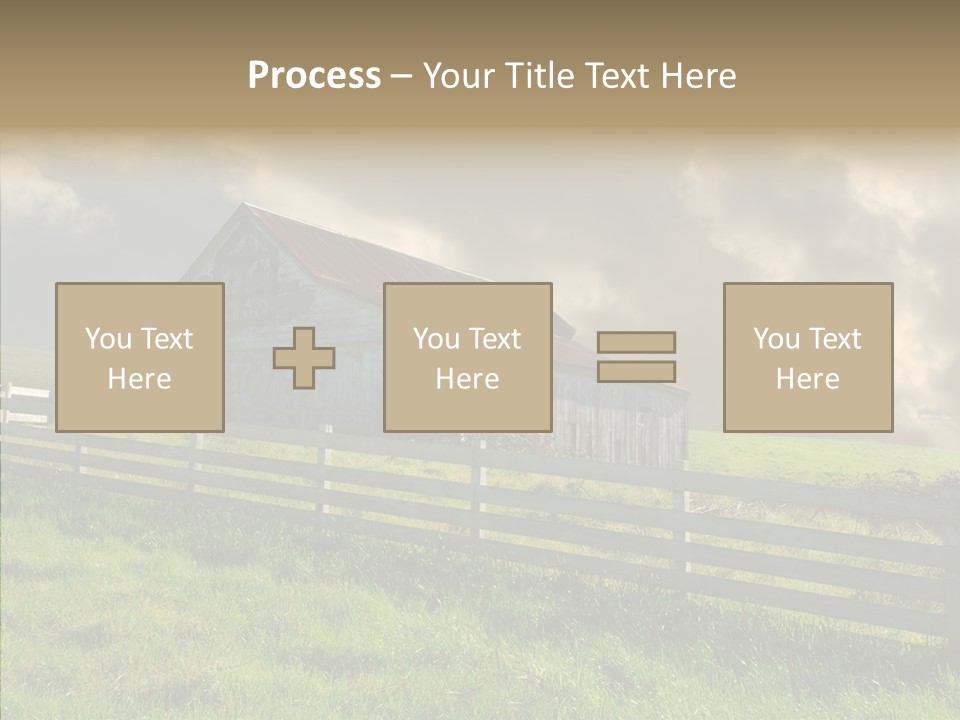 America Field Grass PowerPoint Template