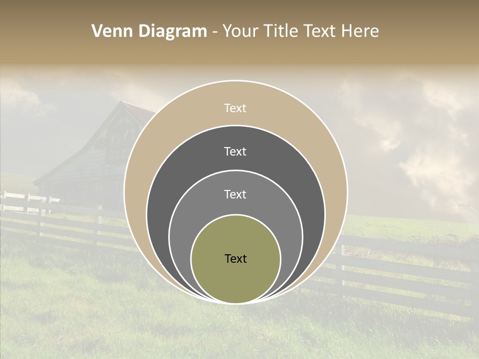 America Field Grass PowerPoint Template
