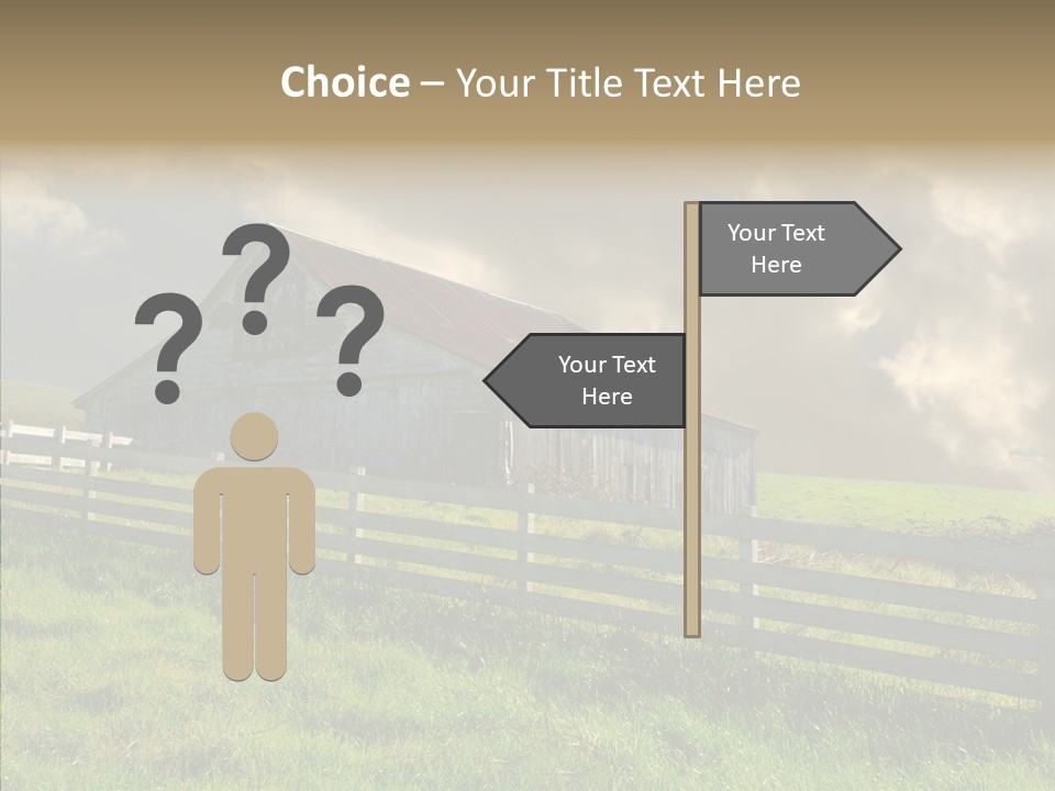 America Field Grass PowerPoint Template