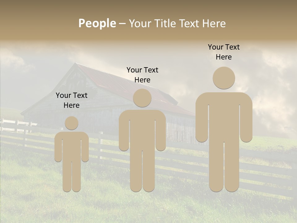 America Field Grass PowerPoint Template