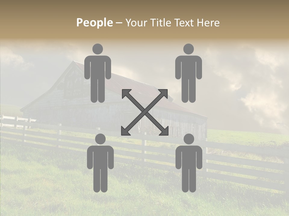 America Field Grass PowerPoint Template