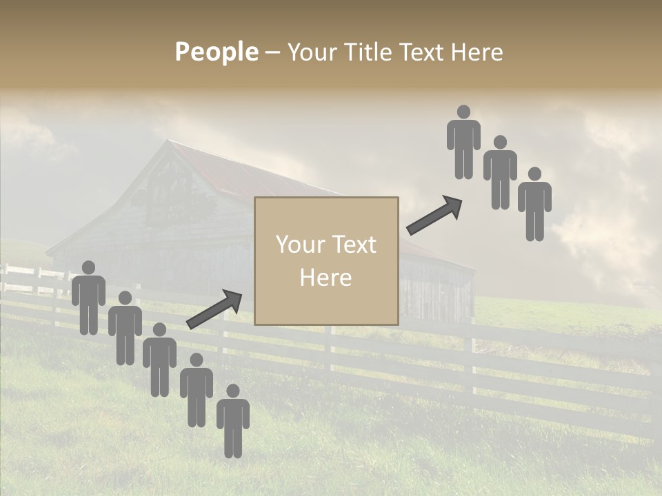 America Field Grass PowerPoint Template