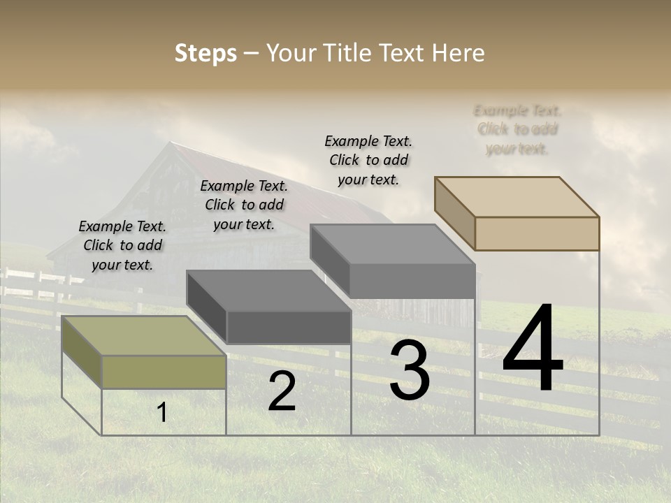 America Field Grass PowerPoint Template