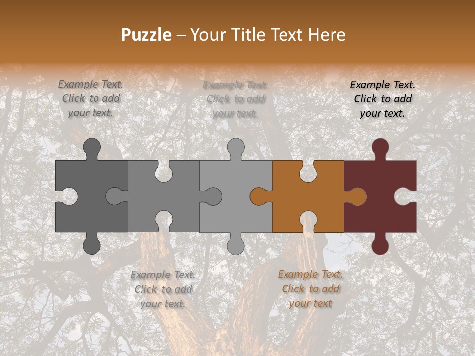 Towering Wood Limb PowerPoint Template